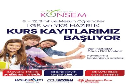LGS VE YKS ADAYLARINA ÜCRETSİZ KURS FIRSATI