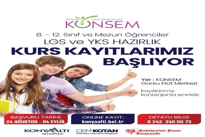 LGS VE YKS ADAYLARINA ÜCRETSİZ KURS FIRSATI