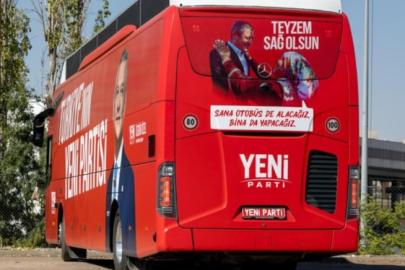 YENİ PARTİ OTOBÜSÜNDE “TEYZEM SAĞ OLSUN” SÜRPRİZİ