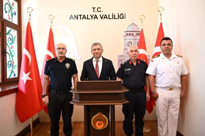 ANTALYA’DA AĞUSTOS BİLANÇOSU: 12 BİN OLAY, 4 BİN 237 ARANAN ŞAHIS