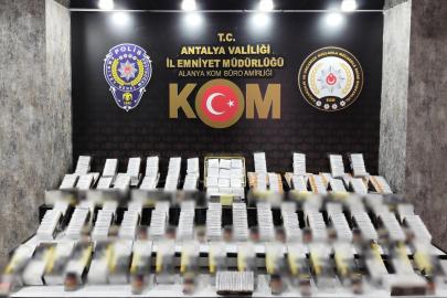 ANTALYA’DA KAÇAKÇILIK OPERASYONLARINDA BİLANÇO