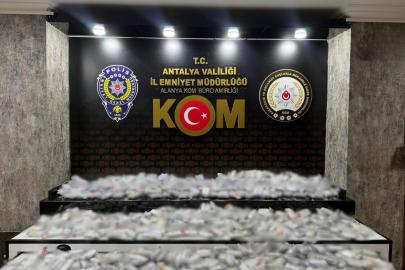 ANTALYA’DA KAÇAKÇILIK OPERASYONLARINDA DİKKAT ÇEKEN BİLANÇO