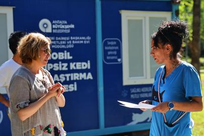 ANTALYA’DA SOKAK KEDİLERİ İÇİN MOBİL ÇÖZÜM