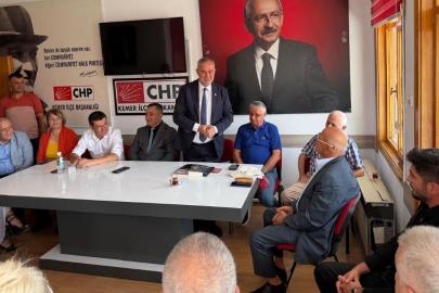 CHP ANTALYA ÖRGÜTÜ KEMER’DE SAHAYA İNDİ