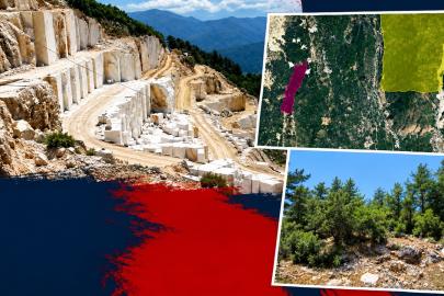 FİNİKE’DE MERMER OCAĞINA 25 HEKTARLIK GENİŞLEME