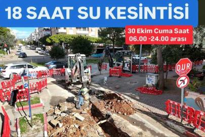ANTALYA’DA GENİŞ KAPSAMLI SU KESİNTİSİ!