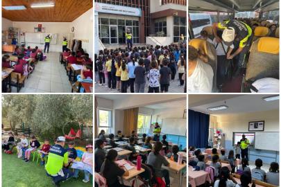 ANTALYA’DA ÖĞRENCİLERE GÜVENLİ TRAFİK EĞİTİMİ