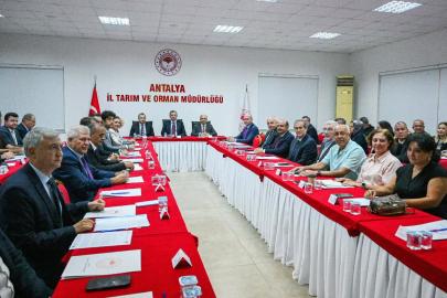 ANTALYA’DA SU İÇİN ORTAK AKIL MASADA
