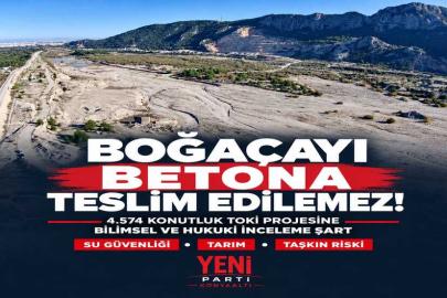 ÇAKIRLAR TOKİ PROJESİNE SU VE TAŞKIN UYARISI !